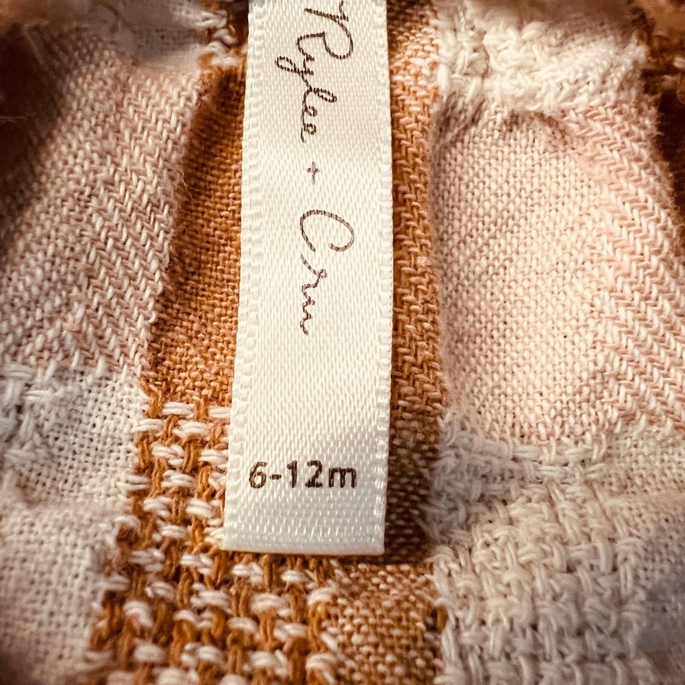 Rylee + Cru Tan and Cream Baby Romper - Picture 3 of 8